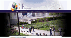 Desktop Screenshot of cifproperties.com