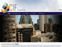 Tablet Screenshot of cifproperties.com